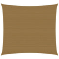 Vidaxl zonnezeil 160 g m² 2,5x3 m hdpe taupe