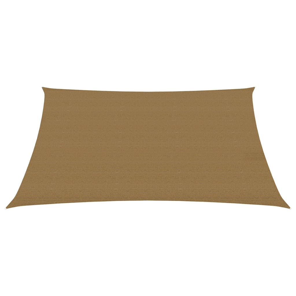 Vidaxl zonnezeil 160 g m² 2,5x3,5 m hdpe taupe