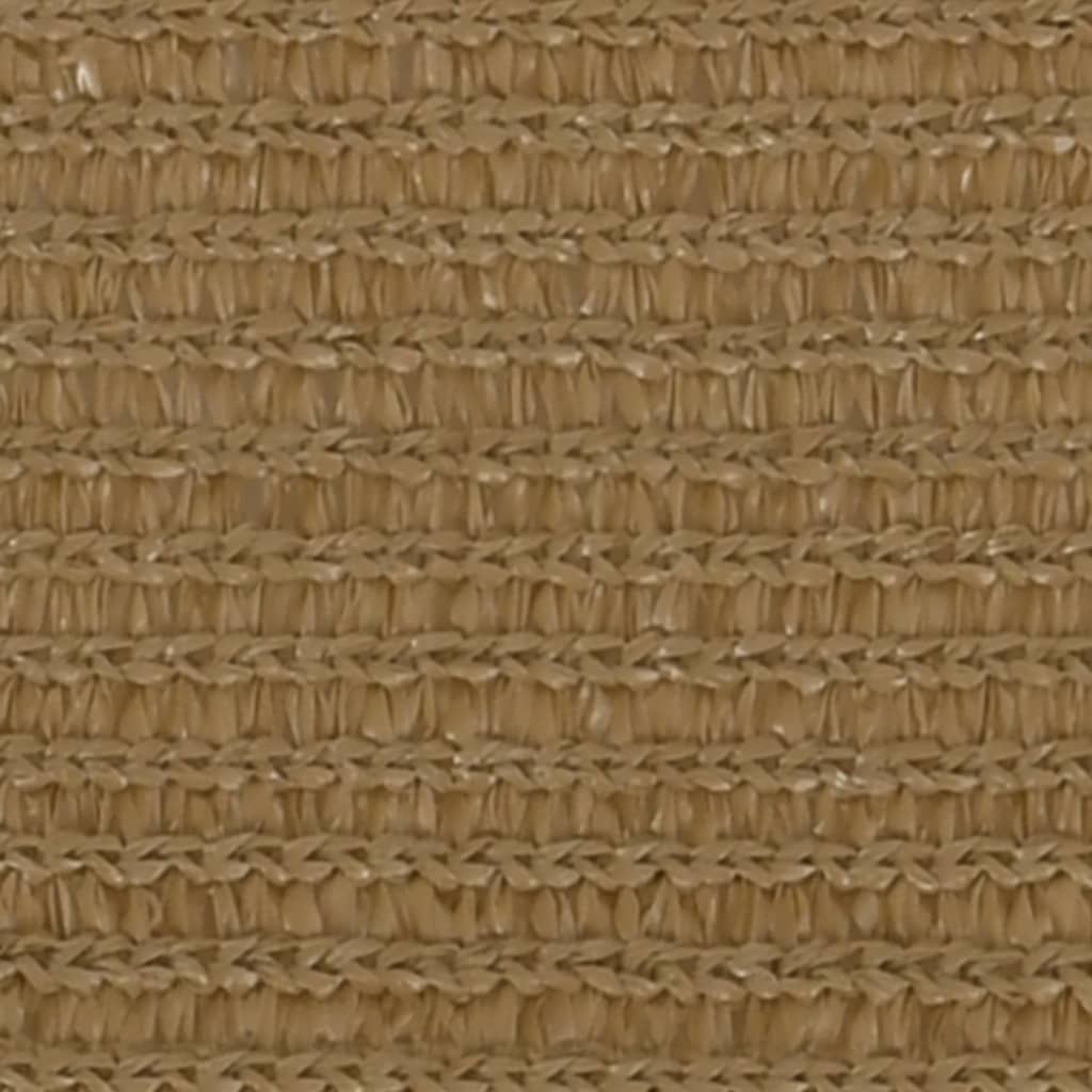 Vidaxl zonnezeil 160 g m² 2,5x4 m hdpe taupe