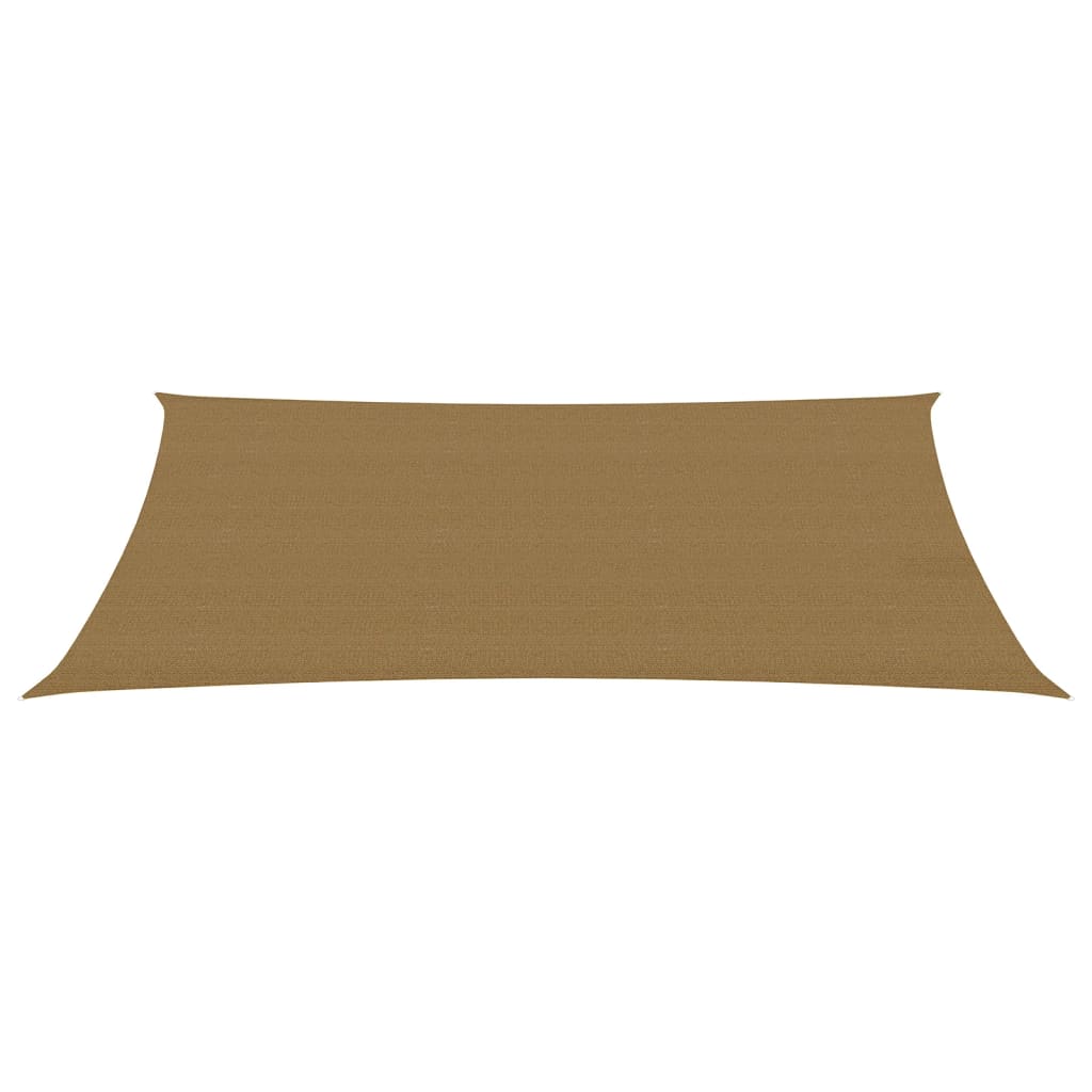 Vidaxl zonnezeil 160 g m² 2,5x4,5 m hdpe taupe