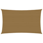 Vidaxl zonnezeil 160 g m² 2,5x5 m hdpe taupe