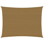 Vidaxl zonnezeil 160 g m² 3x4,5 m hdpe taupe