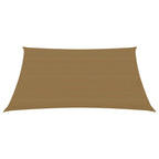 Vidaxl zonnezeil 160 g m² 3x4,5 m hdpe taupe