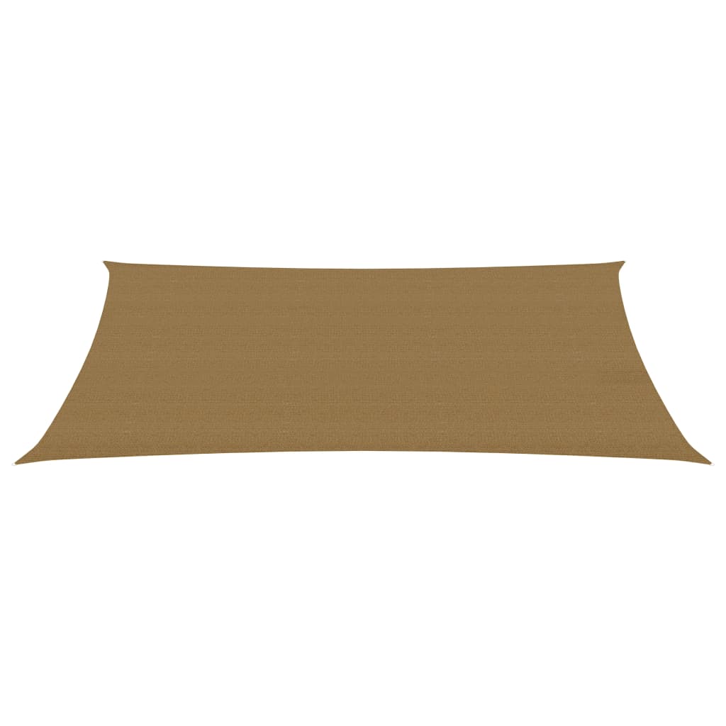 Vidaxl zonnezeil 160 g m² 3x5 m hdpe taupe