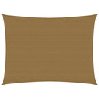 Vidaxl zonnezeil 160 g m² 3,5x5 m hdpe taupe