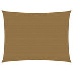 VidaXL Zonnezeil 160 g m² 4x5 m HDPE taupe
