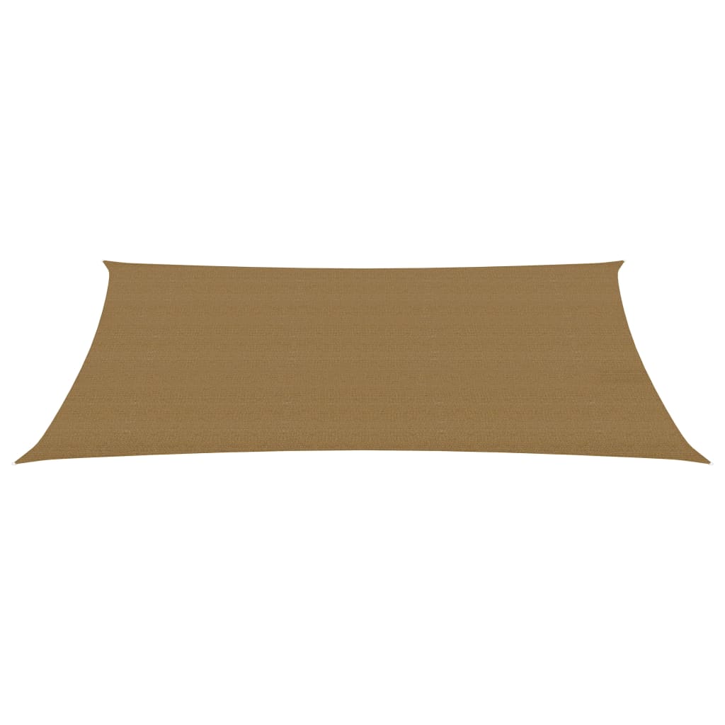Vidaxl zonnezeil 160 g m² 5x7 m hdpe taupe