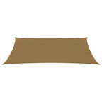 VidaXL Zonnezeil 160 g m² 5x8 m HDPE taupe