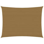 Vidaxl zonnezeil 160 g m² 6x7 m hdpe taupe