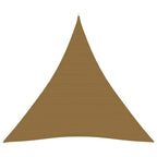 Vidaxl zonnezeil 160 g m² 3,6x3,6x3,6 m hdpe taupe