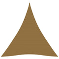 VidaXL Zonnezeil 160 g m² 3x4x4 m HDPE taupe