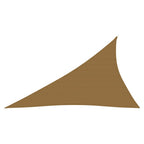 Vidaxl zonnezeil 160 g m² 3x4x5 m hdpe taupe