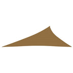 Vidaxl zonnezeil 160 g m² 3x4x5 m hdpe taupe