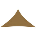 Vidaxl zonnezeil 160 g m² 3,5x3,5x4,9 m hdpe taupe