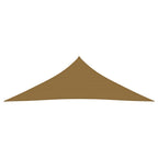 Vidaxl zonnezeil 160 g m² 3,5x3,5x4,9 m hdpe taupe