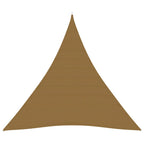Vidaxl zonnezeil 160 g m² 4x4x4 m hdpe taupe