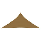 Vidaxl zonnezeil 160 g m² 4x4x4 m hdpe taupe