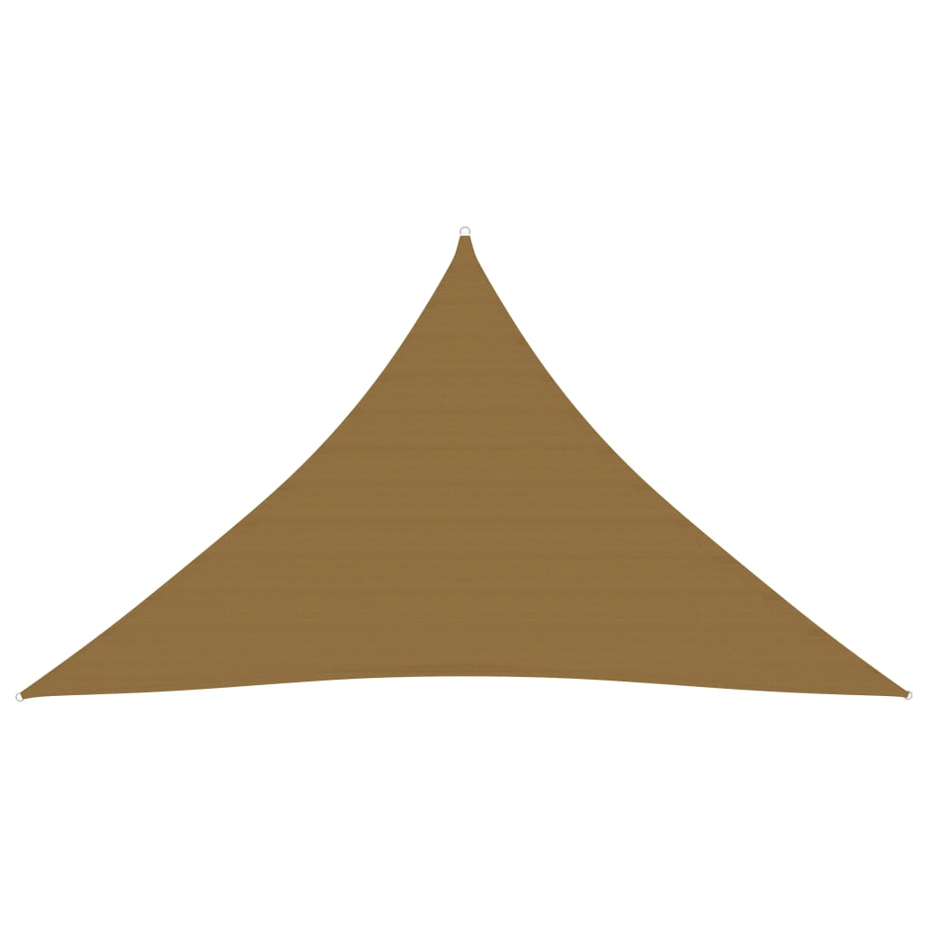 Vidaxl zonnezeil 160 g m² 4x4x5,8 m hdpe taupe