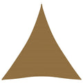 VidaXL Zonnezeil 160 g/m² 5x7x7 m HDPE taupe