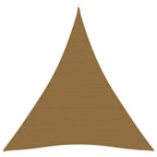 VidaXL Zonnezeil 160 g/m² 5x7x7 m HDPE taupe