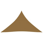 Vidaxl zonnezeil 160 g m² 5x5x6 m hdpe taupe