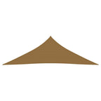 Vidaxl zonnezeil 160 g m² 5x5x6 m hdpe taupe