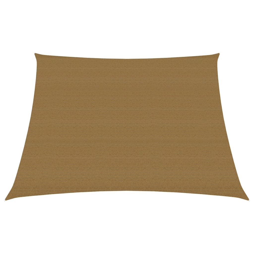 Vidaxl zonnezeil 160 g m² 3 4x2 m hdpe taupe