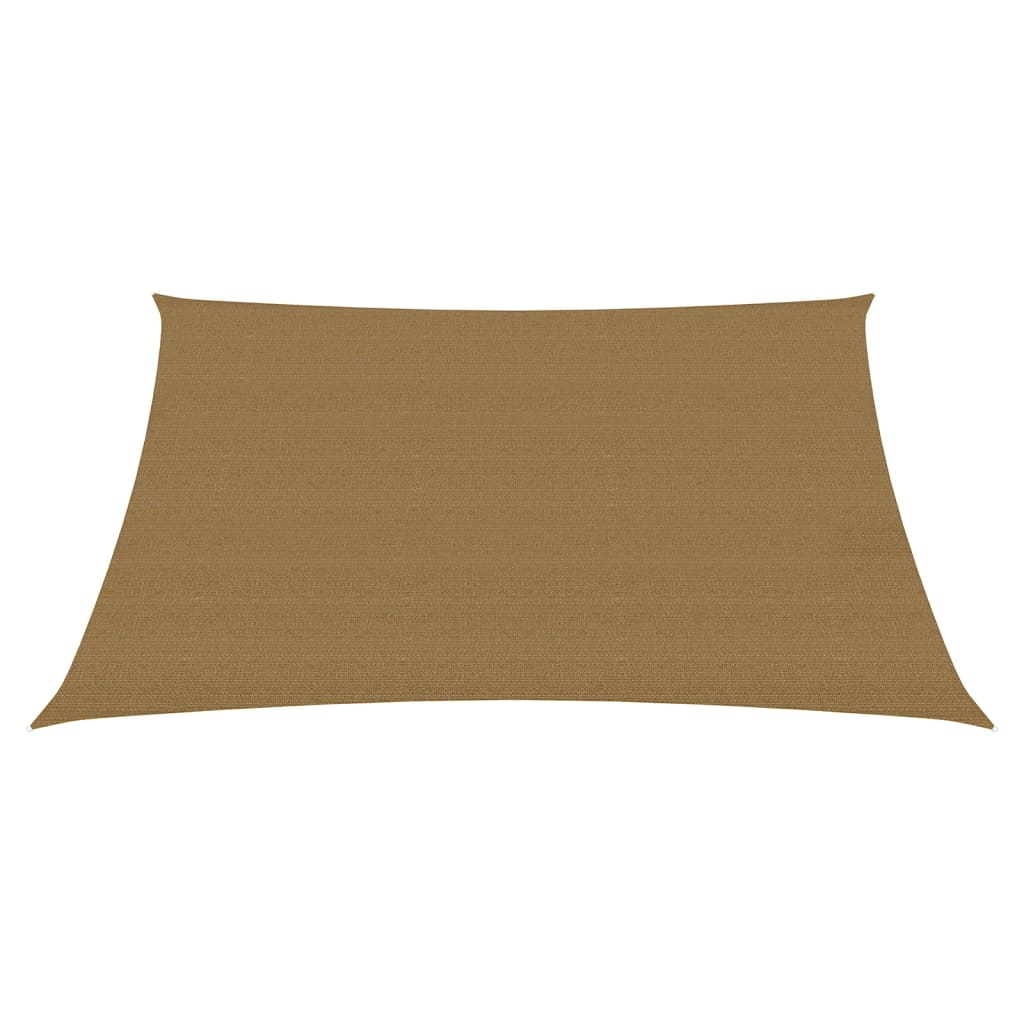 Vidaxl zonnezeil 160 g m² 3 4x2 m hdpe taupe