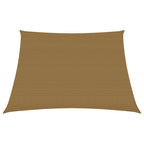 Vidaxl zonnezeil 160 g m² 3 4x3 m hdpe taupe