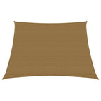 VidaXL Zonnezeil 160 g m² 4 5x3 m HDPE taupe
