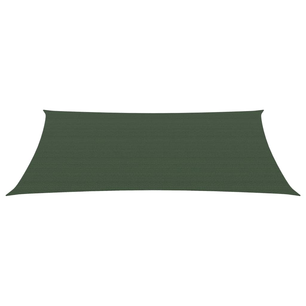 Vidaxl zonnezeil 160 g m² 2x4,5 m hdpe donkergroen