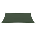 Vidaxl zonnezeil 160 g m² 3x4 m hdpe donkergroen