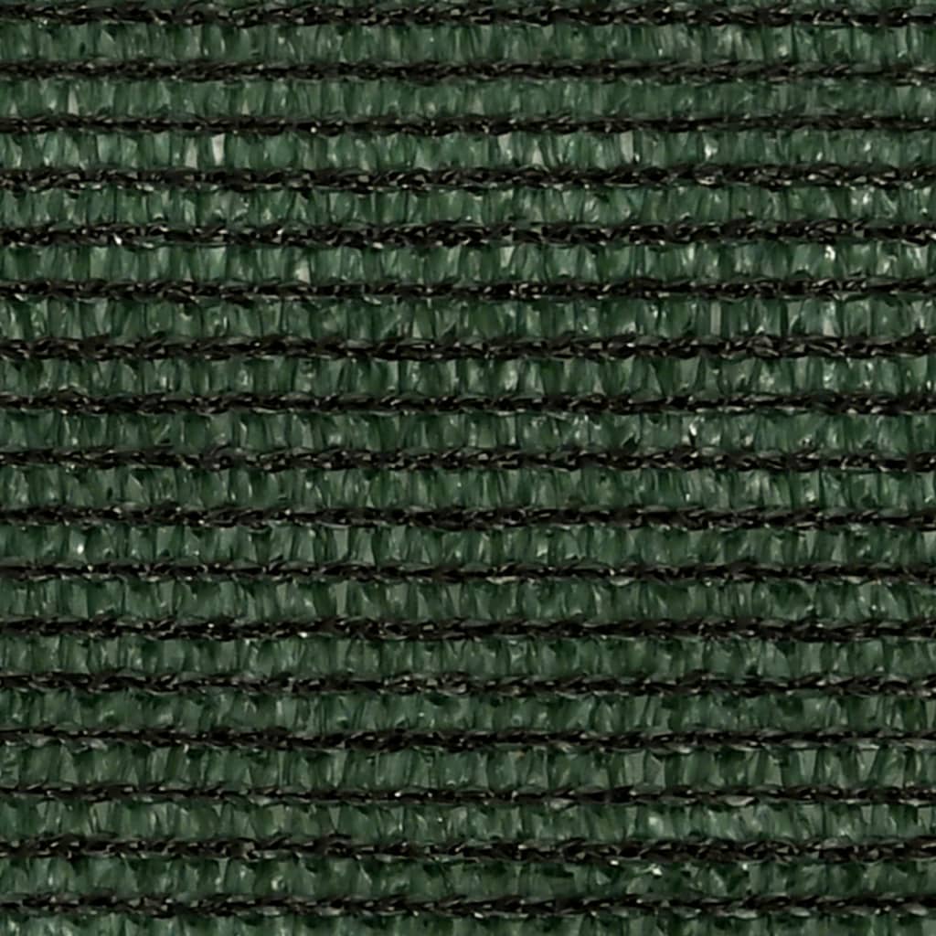 Vidaxl zonnezeil 160 g m² 3x6 m hdpe donkergroen