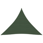 Vidaxl zonnezeil 160 g m² 3,6x3,6x3,6 m hdpe donkergroen