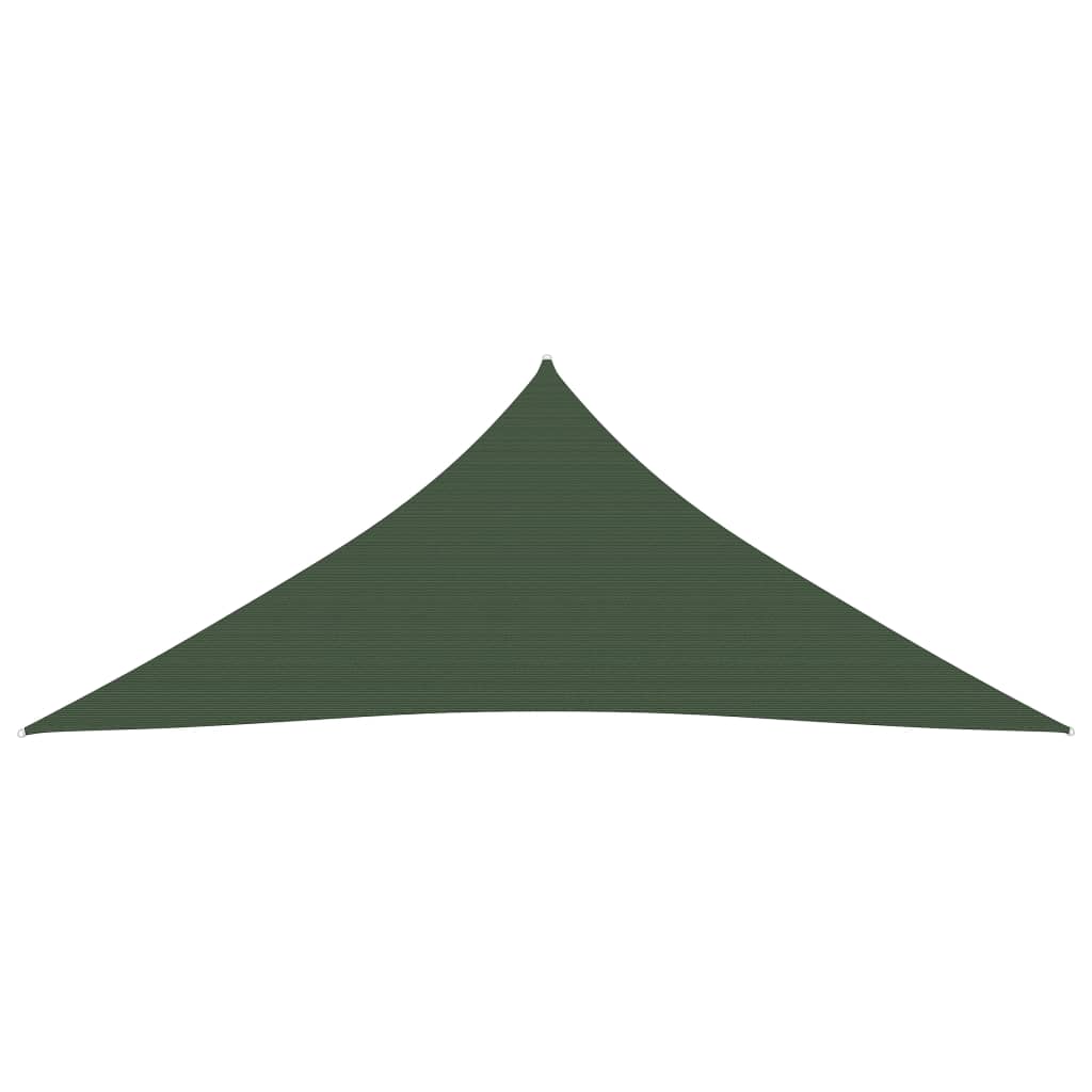 Vidaxl zonnezeil 160 g m² 3x4x4 m hdpe donkergroen