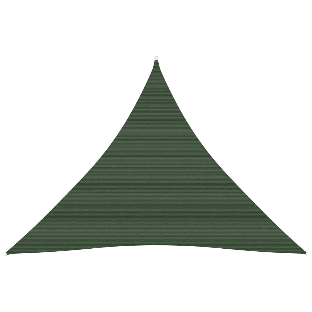 Vidaxl zonnezeil 160 g m² 4,5x4,5x4,5 m hdpe donkergroen