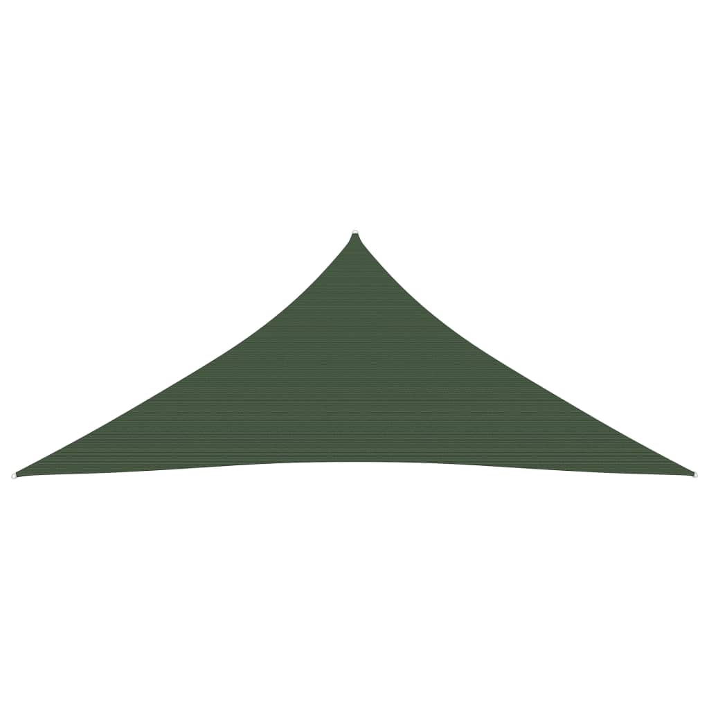 Vidaxl zonnezeil 160 g m² 5x6x6 m hdpe donkergroen