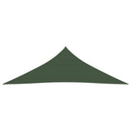 Vidaxl zonnezeil 160 g m² 5x5x6 m hdpe donkergroen