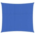 Vidaxl zonnezeil 160 g m² vierkant 3x3 m hdpe blauw