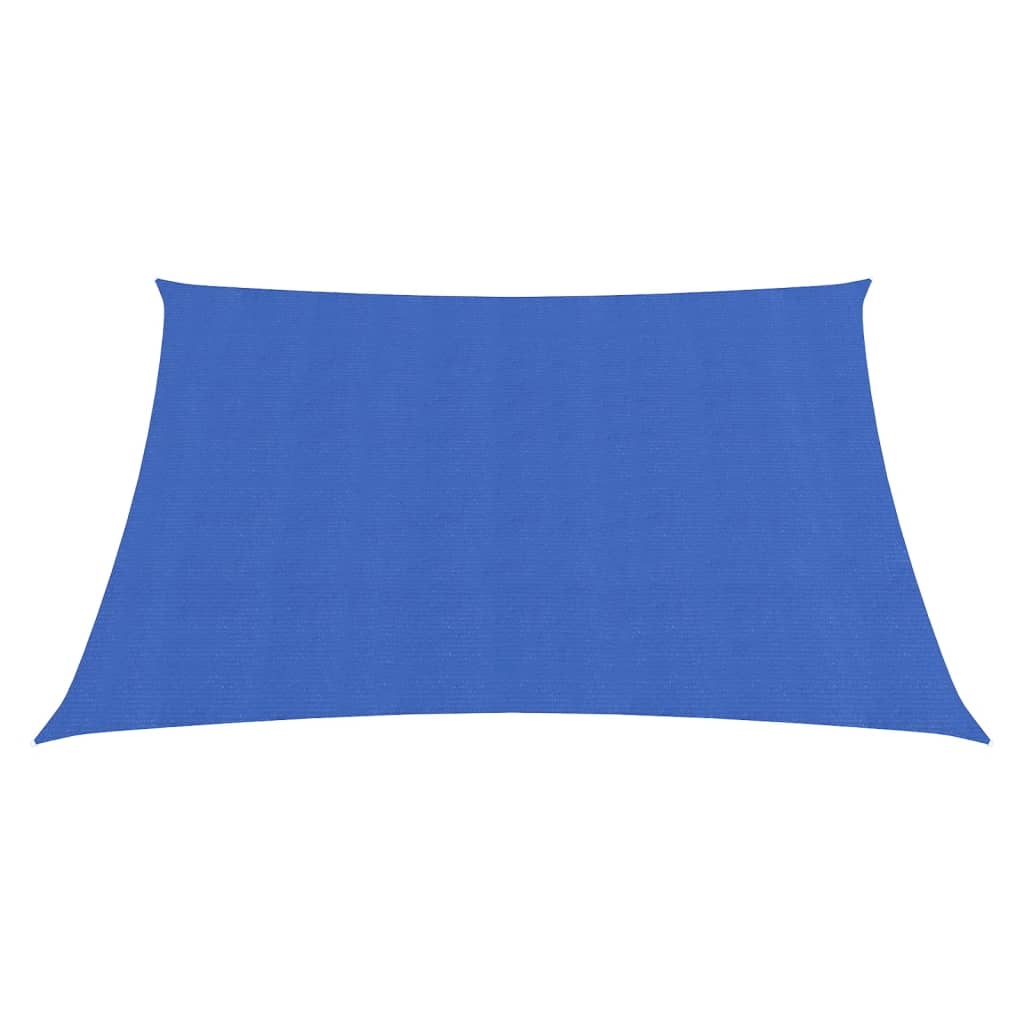 Vidaxl zonnezeil 160 g m² vierkant 3x3 m hdpe blauw