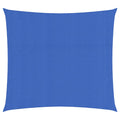 Vidaxl zonnezeil 160 g m² vierkant 4x4 m hdpe blauw