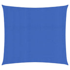 Vidaxl zonnezeil 160 g m² vierkant 5x5 m hdpe blauw