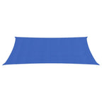 Vidaxl zonnezeil 160 g m² 2x5 m hdpe blauw