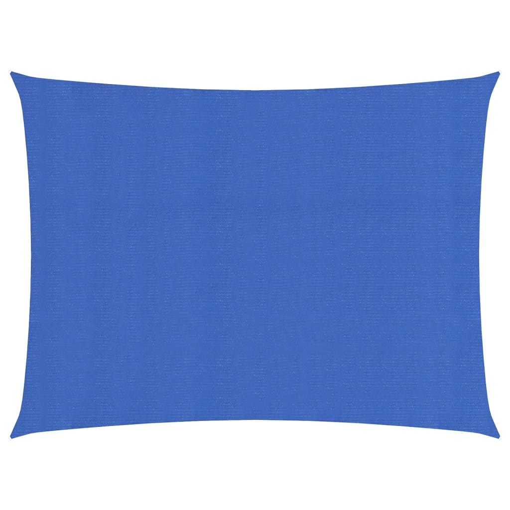 Vidaxl zonnezeil 160 g m² 2,5x3,5 m hdpe blauw