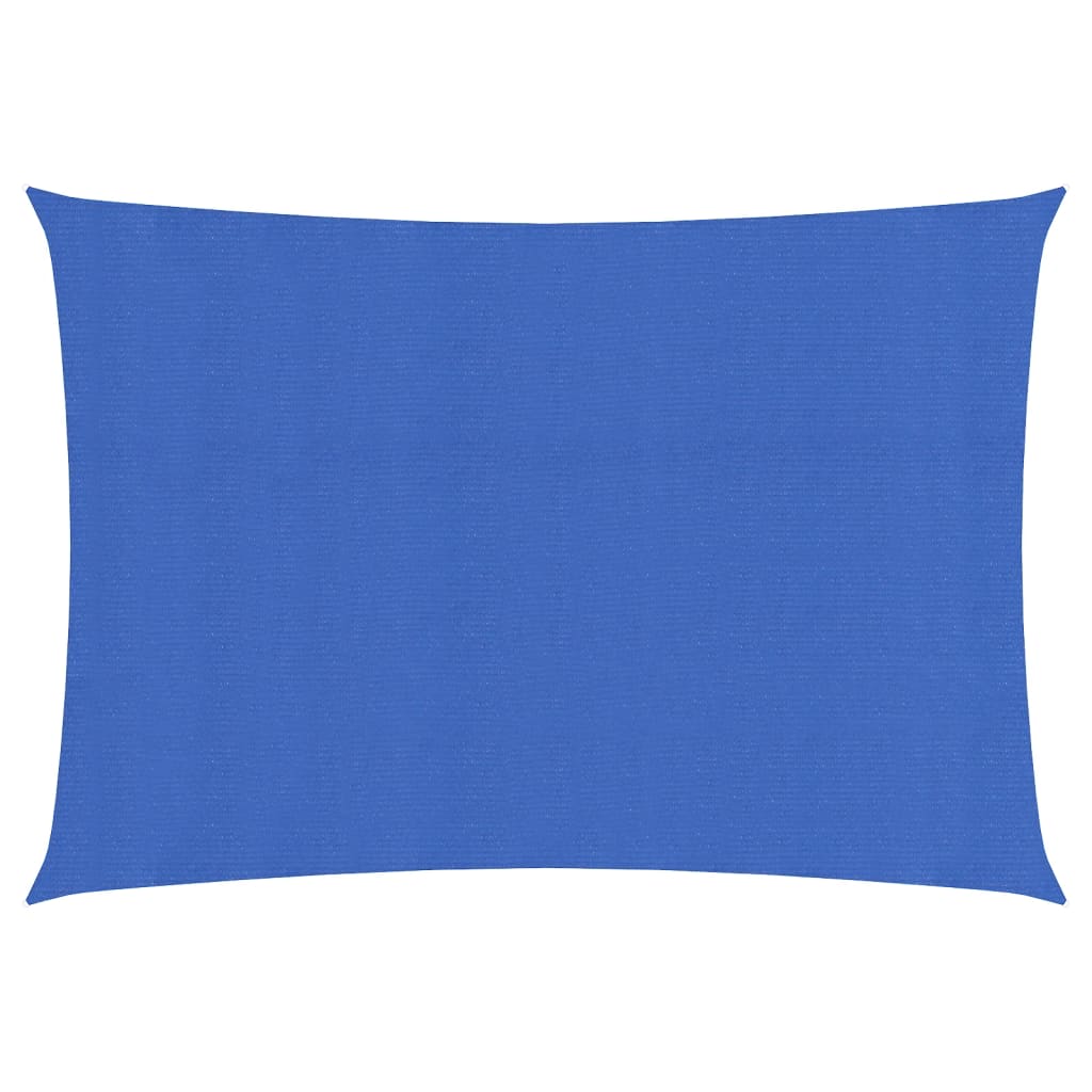 Vidaxl zonnezeil 160 g m² 2,5x4 m hdpe blauw