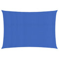Vidaxl zonnezeil 160 g m² 2,5x4 m hdpe blauw