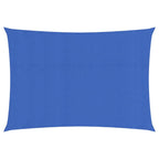 Vidaxl zonnezeil 160 g m² 2,5x4,5 m hdpe blauw