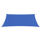 Vidaxl zonnezeil rechthoekig 160 g m² 2,5x5 m hdpe blauw