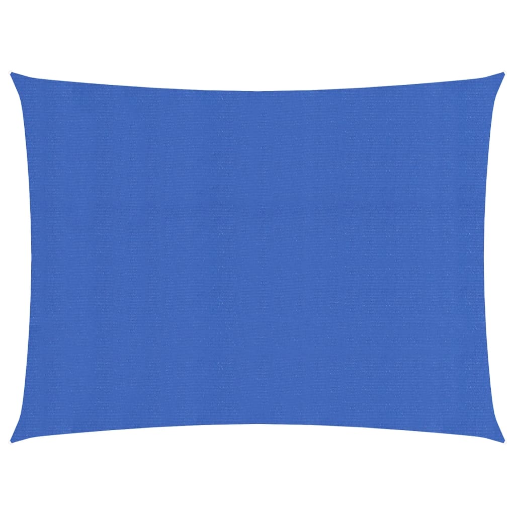 Vidaxl zonnezeil 160 g m² rechthoekig 3x4 m hdpe blauw