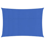 Vidaxl zonnezeil 160 g m² rechthoekig 3x4,5 m hdpe blauw